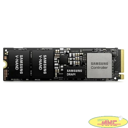 Твердотельный накопитель/ Samsung SSD PM9A1, 2TB, M.2(22x80mm), NVMe, PCIe 4.0 x4, R/W 7000/5200MB/s, IOPs 1 000 000/850 000 (12 мес.)