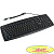 Keyboard Gembird KB-8351U-BL, черный, USB, 104 клавиши