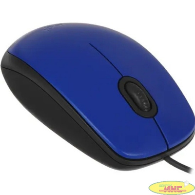 910-005500 Мышь Logitech M110 Silent Blue [бесшумная, оптическая, 1000dpi, USB, 1.8м] 