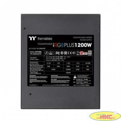 Thermaltake  Toughpower iRGB Plus, ATX 1200W Toughpower iRGB Plus 80+ platinum (24+4+4pin) APFC 140mm fan colo [PS-TPI-1200F2FDPE-1] 