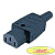 Hyperline CON-IEC320C13 Разъем IEC 60320 C13 220В 10A на кабель (плоские контакты внутри разъема), прямой