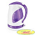 Электрический чайник BBK EK1700P белый/фиолетовый