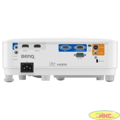 BenQ MW550 белый [9H.JHT77.13E ] {DLP 3600lm 1280x800 16:10 20000:1 5000ч пр.отн. 1.55 2.3 кг. 33дБ  1x2W HDMI VGA S-Video RCA MiniJack USB-M RS232}
