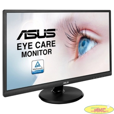 ASUS LCD 23.8" VA249HE черный {VA, 1920x1080, 5ms, 250 cd/m2, 178/178, 3000:1 (ASCR 100M:1), D-Sub, HDMI, vesa}