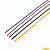 REXANT 29-0151 Термоусаживаемые трубки REXANT 2,0/1,0 мм, набор пять цветов, упаковка 50 шт. по 1 м