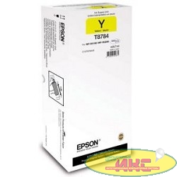 EPSON C13T878440 Картридж желтый T8784 XXL для Epson WF-R5190DTW/R5690DTWF   (50 000 стр.)