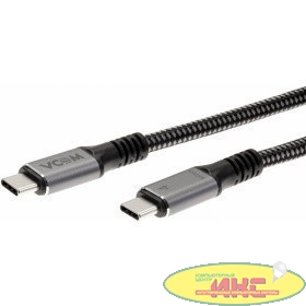 VCOM CU540M-1.2M Кабель USB4 TypeCM--TypeCM, 5K@60Hz, 40GBps, PD 100W, 5A, VCOM, 1.2м <CU540M-1.2M>