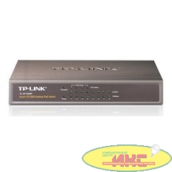 TP-Link TL-SF1008P 8-портовый 10/100 Мбит/с настольный коммутатор с 4 портами PoE SMB