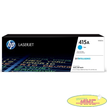 HP W2031A Картридж 415A голубой (2100стр.) {HP LJ M454/MFP M479}