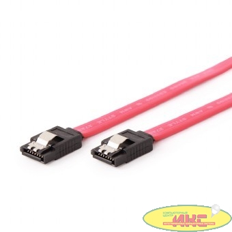 Cablexpert Кабель интерфейсный SATAIII, 80см, 7pin/7pin, защелка, пакет (CC-SATAM-DATA-0.8M)