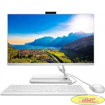 Lenovo IdeaCentre AIO 3 27ITL6  27'' FHD(1920x1080) IPS/nonTOUCH/Intel Core i5-1135G7 2.4GHz Quad/8GB/256GB SSD/Integrated/noDVD/WiFi/BT5.1/noCR/KB+MOUSE(WLS)/DOS/1Y/WHITE