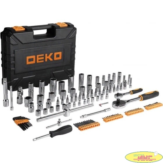 Профессиональный набор инструментов для авто DEKO DKAT121 в чемодане (121 предмет) [065-0911]