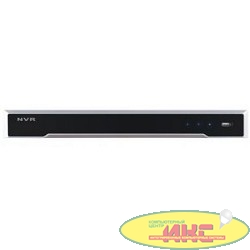 HIKVISION DS-7616NI-K2 16-ти канальный IP-видеорегистратор Видеовход: 16 каналов; аудиовход: двустороннее аудио 1 канал RCA; видеовыход: 1 VGA до 1080Р, 1 HDMI до 4К; аудиовыход: 1 канал RCA