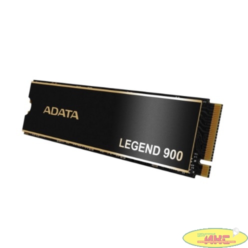 Твердотельный накопитель/ ADATA SSD LEGEND 900, 1024GB, M.2(22x80mm), NVMe 1.4, PCIe 4.0 x4, 3D NAND, R/W 7000/4700MB/s, IOPs н.д./н.д., TBW 260, DWPD 0.14, with Heat Sink (5 лет)