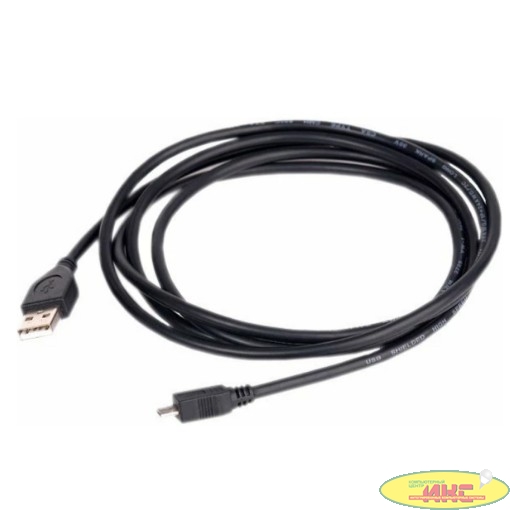 VCOM VUS6945-1.5M Кабель USB2.0 Am --> micro-B 5P, 1.5м , черный