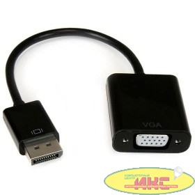 ORIENT Кабель-адаптер C308, DisplayPort M -> VGA 15F, длина 0.2 метра, черный (30308)