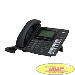 D-Link DPH-400GE/F1A IP-телефон с 1 WAN-портом 10/100/1000Base-T, 1 LAN-портом 10/100/1000Base-T и поддержкой PoE