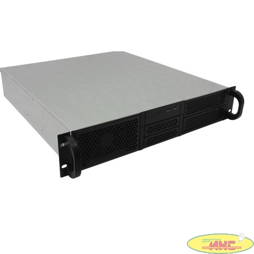 Procase RE204-D2H5-A-48 Корпус 2U server case,2x5.25+5HDD,черный,без блока питания(2U,2U-redundant),глубина 480мм,ATX 12"x9.6"