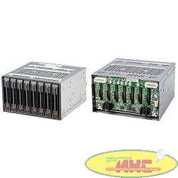 Cage SuperMicro CSE-M28SACB - Mobile Rack in 2x5.25" for 8x2.5" HDD Hot-swap SAS3(12Gbps)/SATA