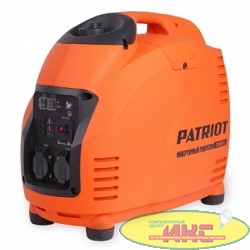 Генератор инверторный PATRIOT 3000i [474101045] {Двигатель 4т, АИ-92, 149сс, мощность рабочая/максимальная -3,0/3,5 кВт, объём бака - 5,7 л,2 розетки Euro 16A, вес 29,5 кг}