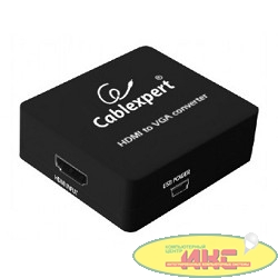 Gembird-Cablexpert Конвертер HDMI->VGA, t DSC-HDMI-VGA-001, HD19FxHD15F (DSC-HDMI-VGA-001)