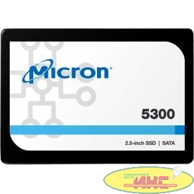 MICRON 5300 PRO 480GB Enterprise SSD, 2.5” 7mm, SATA 6 Gb/s, Read/Write: 540 / 410 MB/s, Random Read/Write IOPS 85K/36K