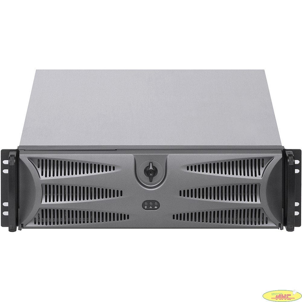 Procase EB350D-B-0 Корпус 3U Rack server case, дверца, черный,  без блока питания , глубина 500мм, MB 12"x9.6"