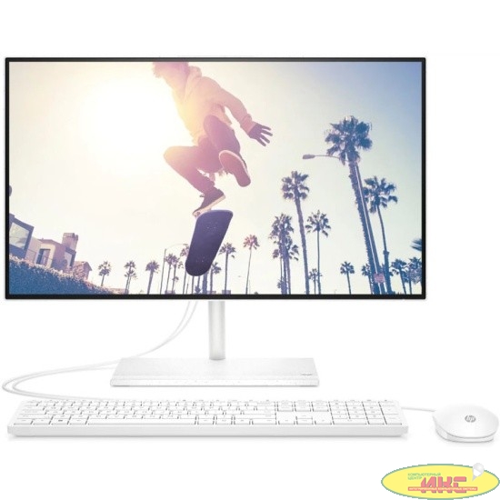 HP 24-cb1025nh [6V339EA] White 23.8" {FHD i5-1235U/8Gb/512Gb SSD/ Iris Xe/DOS}