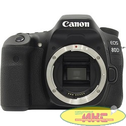 Canon EOS 80D черный {24.2Mpix 3" 1080p Full HD SDXC Li-ion (без объектива)}