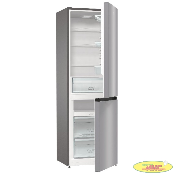 Холодильник GORENJE/ Класс энергопотребления: A++  Объем брутто: 320 л  Тип установки: Отдельностоящий прибор  Габаритные размеры (шхвхг): 60 ? 185 ? 59.2 см, серебристый