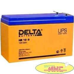Delta HR 12-9 (9 А\ч, 12В) свинцово- кислотный  аккумулятор