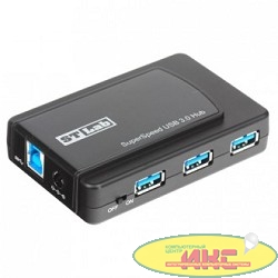 ST-Lab U770 RTL {7 Ports (3xUSB 3.0 + 4xUSB 2.0), Black, P/a}