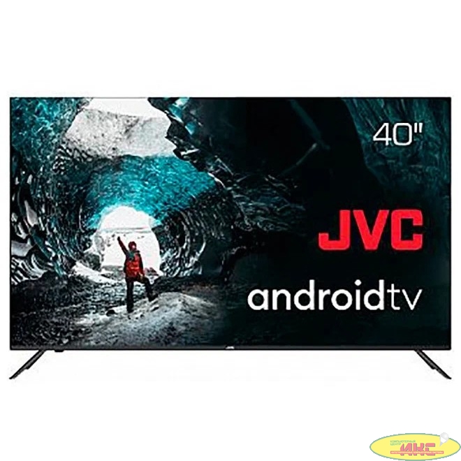 JVC 40" LT-40M695 черный {FullHD, 1920x1080, Bluetooth, DVB-C, DVB-T, DVB-T2,  Слот CI/PCMCIA,  Яркость 300 Кд/м?, 1200:1, 178*178}