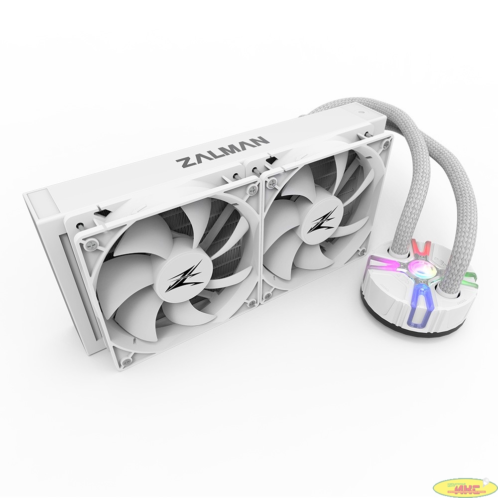 Система водяного охлаждения Zalman Reserator5 Z24 White LGA115X/1200/20XX/AM4/AM3/3+/FM2/2+ (TDP 250W, PWM, DUAL FAN, белый) RET
