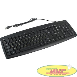 Keyboard Gembird KB-8351U-BL, черный, USB, 104 клавиши