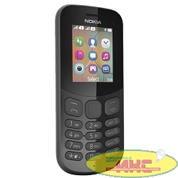 NOKIA 130 DS TA-1017 BLACK (2017) [A00028615] {1.8'' 160x128,MicroSD,2 Sim, BT}