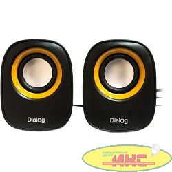 Dialog Colibri AC-06UP BLACK {акустические колонки 2.0, 6W RMS, питание от USB}