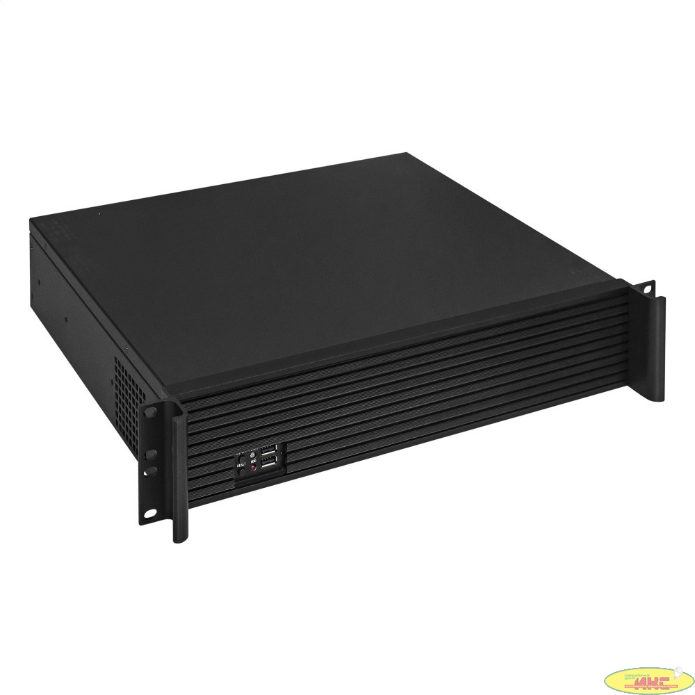 Exegate EX292253RUS Серверный корпус ExeGate Pro 2U350-01 <RM 19", высота 2U, глубина 350, без БП, USB>