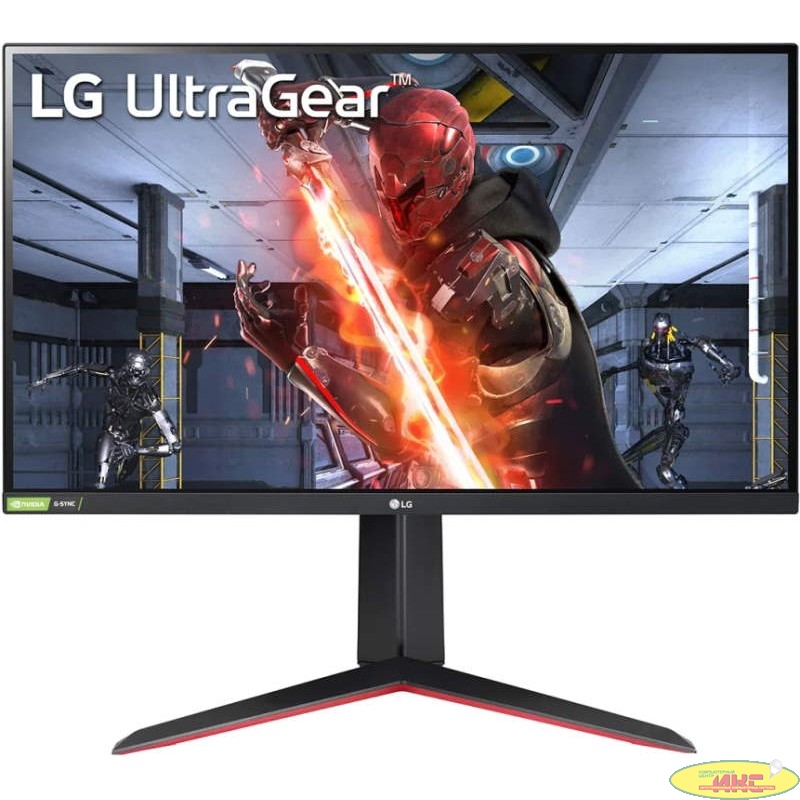 LCD LG 27" 27GN650-B черный {IPS 1920x1080 144Hz 5ms 360cd 1000:1 HDR10 8bit 2xHDMI2.0 DisplayPort1.4 FreeSync(Prem) G-Sync AudioOut VESA}