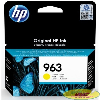 HP 3JA25AE Картридж струйный  963 желтый (700стр.) {HP OfficeJet Pro 901x/902x/HP}