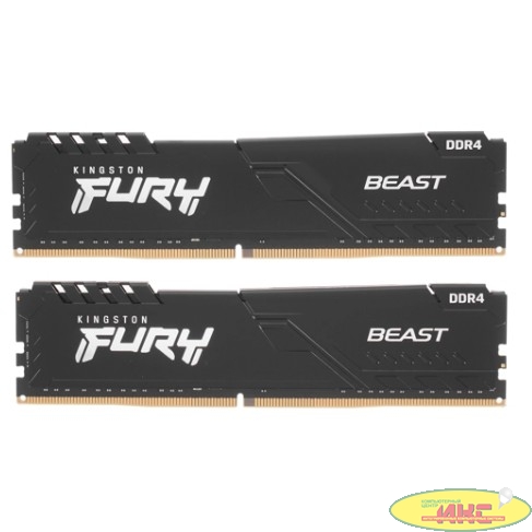 Kingston DDR4 DIMM 32GB Kit 2x16Gb KF432C16BBK2/32 PC4-25600, 3200MHz, CL16