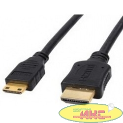 Exegate EX257911RUS Кабель HDMI to miniHDMI (19M -19M) 1.8м Exegate, ver1.4, позолоченные контакты