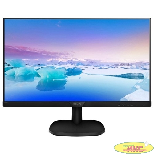 LCD PHILIPS 27" 273V7QSB (00/01) черный {IPS LED 1920x1080 8мс 16:9 250cd 178/178 DVI D-Sub}