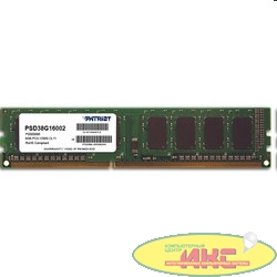 Patriot DDR3 DIMM 8GB (PC3-12800) 1600MHz PSD38G16002