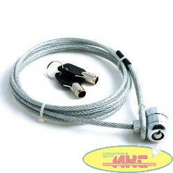 CBR CL-10 { Тросик для ноутбука , Kensington Lock, на ключе, 1.2м, блистер, RTL,00000000174}