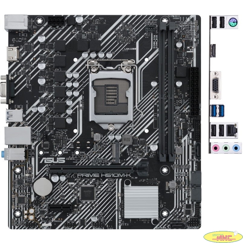 Материнская плата Asus PRIME H510M-K Soc-1200 Intel H510 2xDDR4 mATX AC`97 8ch(7.1) GbLAN+VGA+HDMI