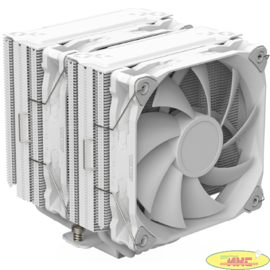 Cooler PentaWave Z06D White LGA115X/1200/1700/20XX /AM4/AM5 ( TDP 270W, 2*120mm PWM Fan, 6 тепловых трубок 6мм, медное основание, 600-1950RPM, 12-32,6dBa)