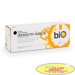 Bion Cartridge 703/303/Q2612A Картридж для CANON LBP2900/LBP3000, HP LJ 1000/3000 (2000 стр.)   [Бион]