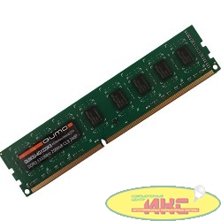 QUMO DDR3 DIMM 4GB (PC3-12800) 1600MHz QUM3U-4G1600K11(R) {256x8chips}