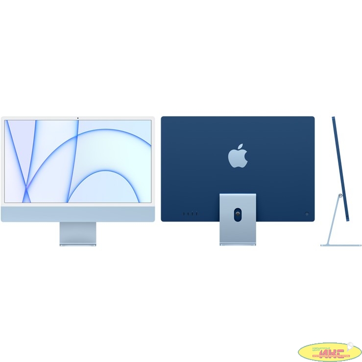 Apple iMac [MGPL3RU/A] 24-inch iMac with Retina 4.5K display: Apple M1 chip with 8-core CPU and 8-core GPU, 512GB - Blue